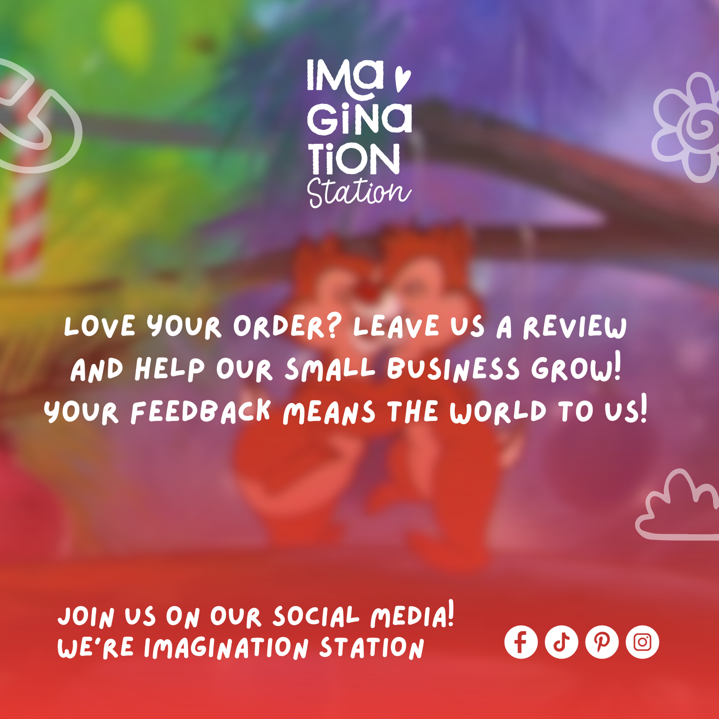 Chip and Dale  - Waterproof Clear Sticker Glossy Effect