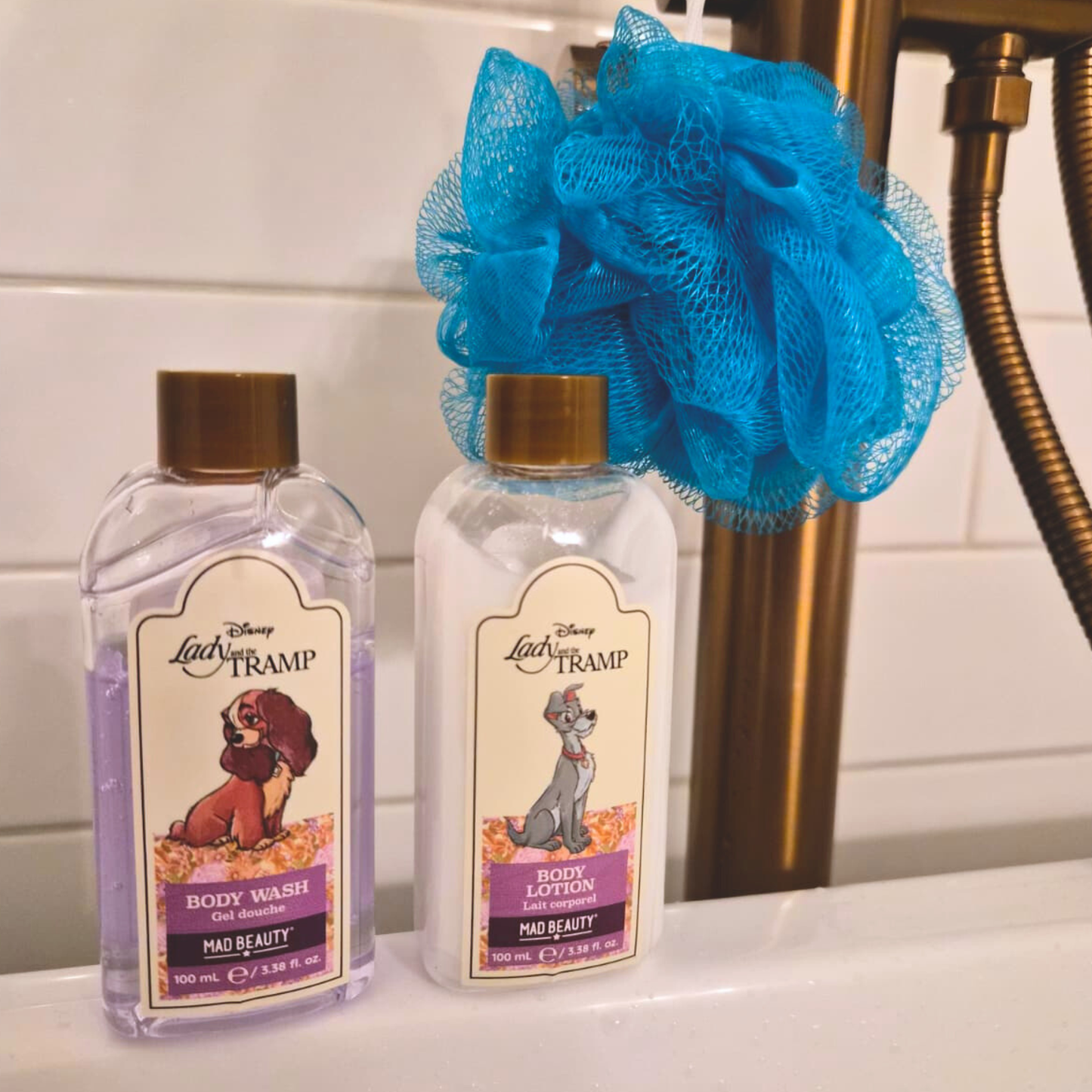 Lady and the Tramp Self-Care Set – Wildflower Body Wash, Lotion & Glitter Sticker