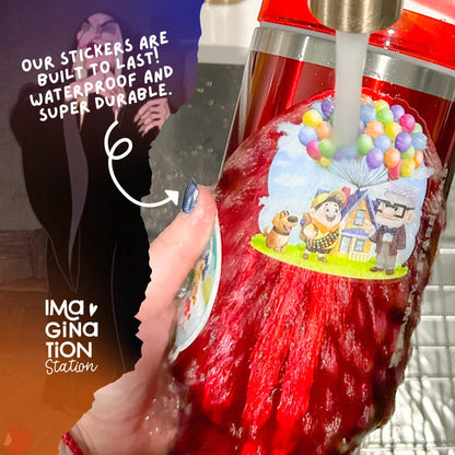 Queen Grimhilde, Snow White Evil Queen Sticker, Queen Grimhilde Villain Vinyl, Pixie Dust Glossy Waterproof Decal, Disney Villains Laptop Water Bottle Sticker