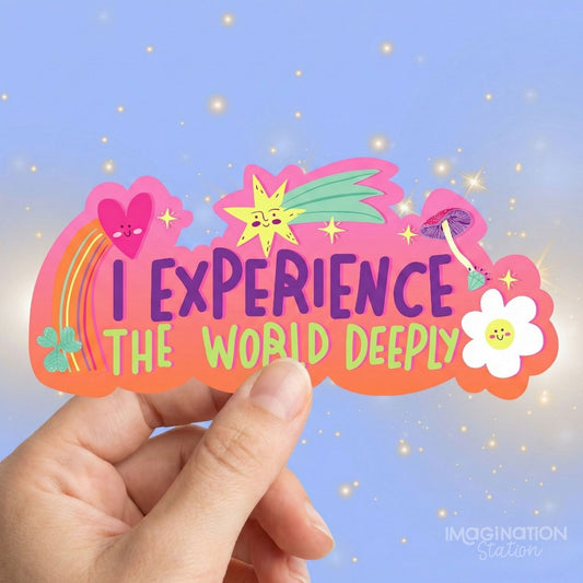 Custom Cute Inspirational Quote Sticker - Waterproof Glitter Glossy Effect