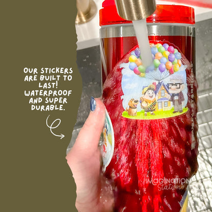 Hogwarts Express Sticker – Waterproof Holographic Glossy Vinyl Decal, Wizarding World Train, Harry Potter Fan Gift