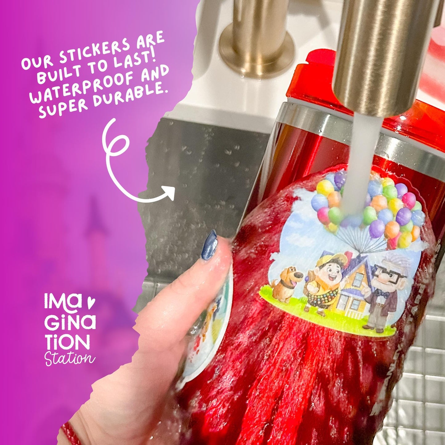 Rapunzel Tangled Sticker | Pixie Dust Glossy Waterproof Vinyl | Fairytale Disney Princess Decal for Tumblers, Laptops & Journals