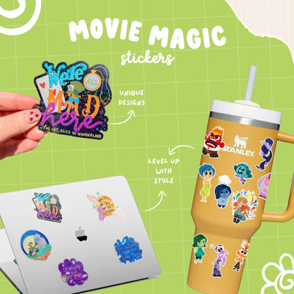 Princess Tiana Hard Work Sticker – Pixie Dust Glossy Waterproof Vinyl Decal for Laptop, Tumbler & Journal