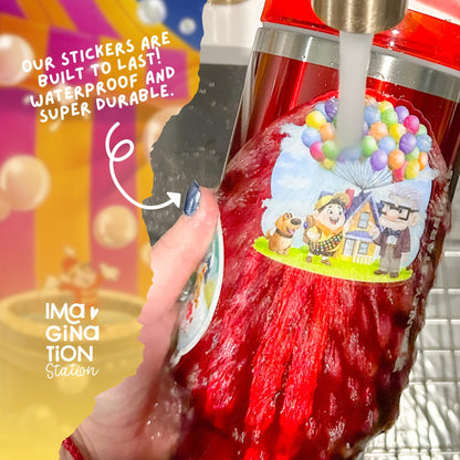 Dumbo Quote Sticker, The Very Things That Hold You Down, Glitter Glossy Vinyl, Disney Waterproof Inspirational Decal