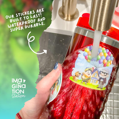Moana Stanley Cup Tumbler 40oz with Straw + Waterproof Sticker Set – Disney Ocean Drinkware Gift