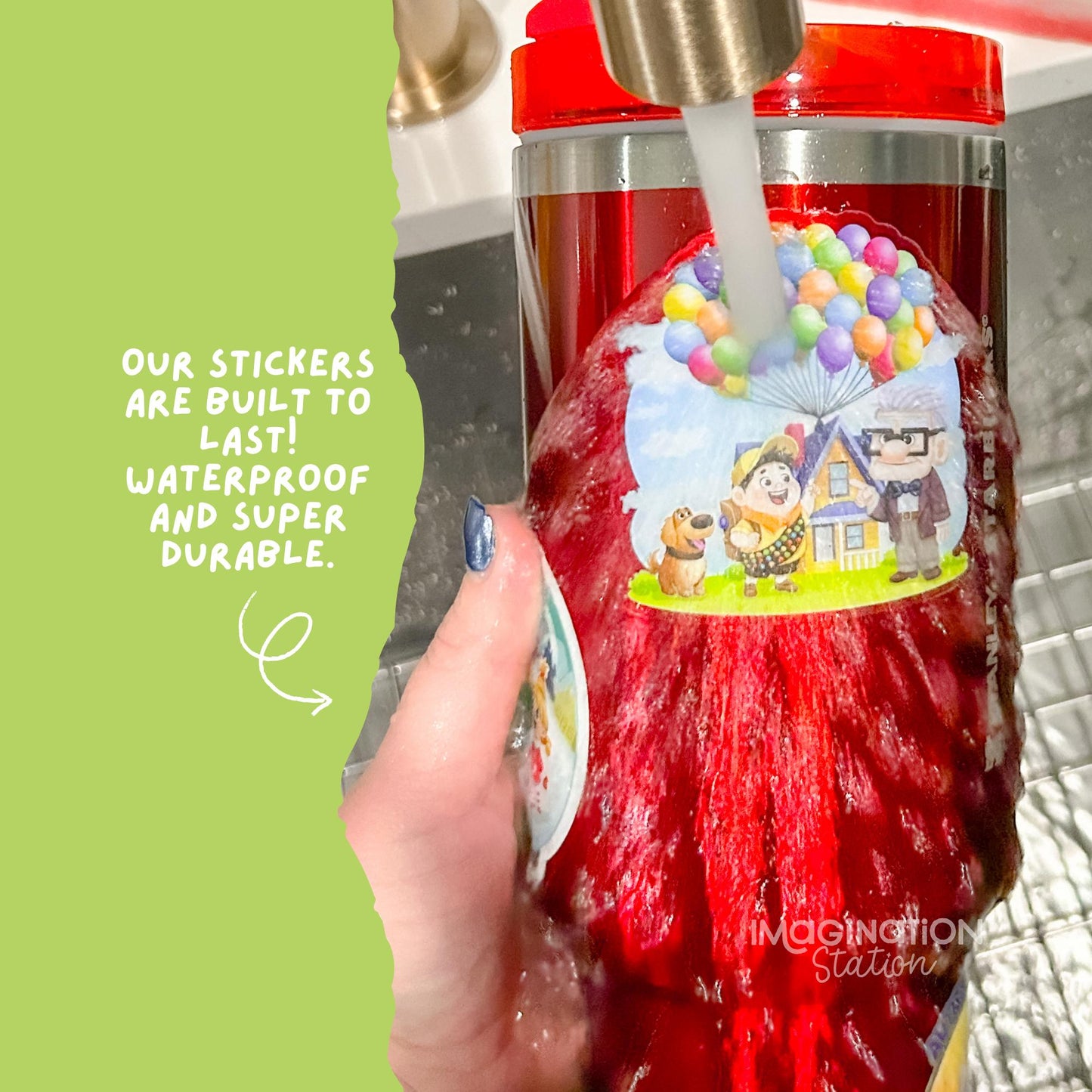 Princess Tiana Hard Work Sticker – Pixie Dust Glossy Waterproof Vinyl Decal for Laptop, Tumbler & Journal