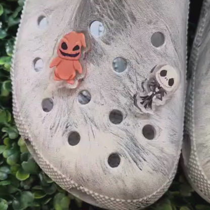 Halloween Shoe Charms Set - Spooky Character Crocs Jibbitz Style Decorations