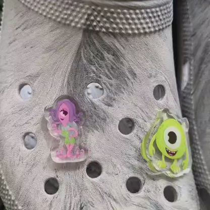 Monsters Inc Acrylic Shoe Charms - Costume Accessories for Clogs