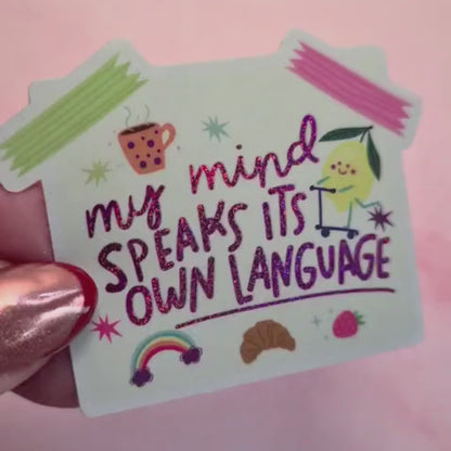 Cute Inspirational Quote Sticker - Waterproof Pixie Dust Glossy Effect