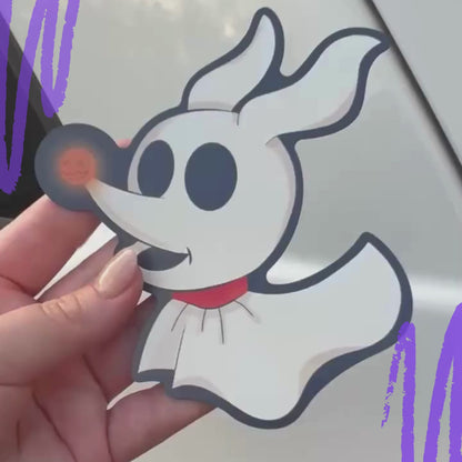 Zero Car Magnet - Nightmare Before Christmas Disney Vehicle Decal