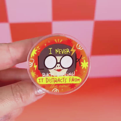 Edna Mode Costume Phone Holder - Clear Acrylic Airbag Grip - The Incredibles Inspired Phone Grip
