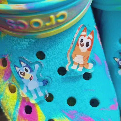 Bluey Family Shoe Charms - Fun Character Accessories for Shoes