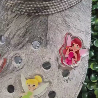Tinkerbell and Friends Shoe Charm - Acrylic Disney Character Accessory