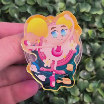 Dee Dee Holographic Phone Holder - Character Design Acrylic Stand