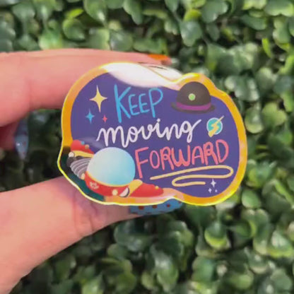 Keep Moving Forward - Meet the Robinsons Holographic Phone Holder