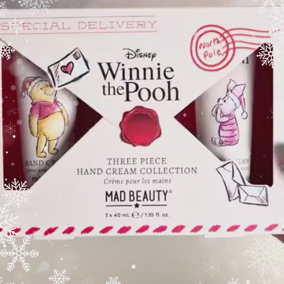 Winnie the Pooh Holiday Bundle - Mad Beauty Hand Cream Set + Sticker