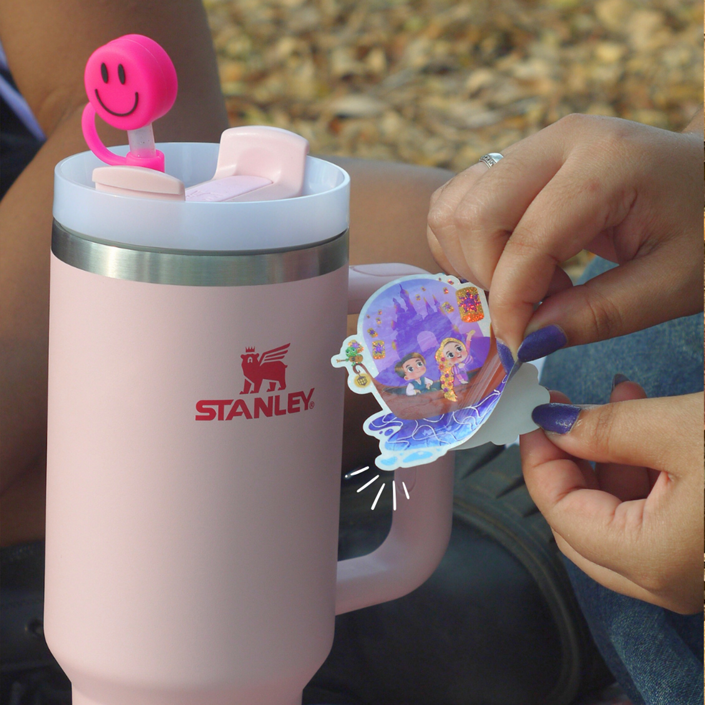 Rapunzel Tangled Sticker | Pixie Dust Glossy Waterproof Vinyl | Fairytale Disney Princess Decal for Tumblers, Laptops & Journals